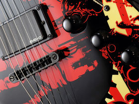 Round-up: 4 graphic finish metal electric guitars