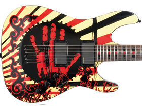 Round-up: 4 graphic finish metal electric guitars