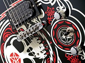 Round-up: 4 graphic finish metal electric guitars
