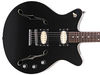 First Act CE530 Delia review £149; Basswood body; American maple bolt-on neck; rosewood fingerboard: 24.75" scale; 2 x Alnico V vintage-style humbuckers; 2 x volume, tone, 3-way pickup selector; chrome hardware; solid metallic black, powder blue or velvet red finish
