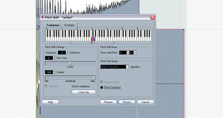 Pitch shifting