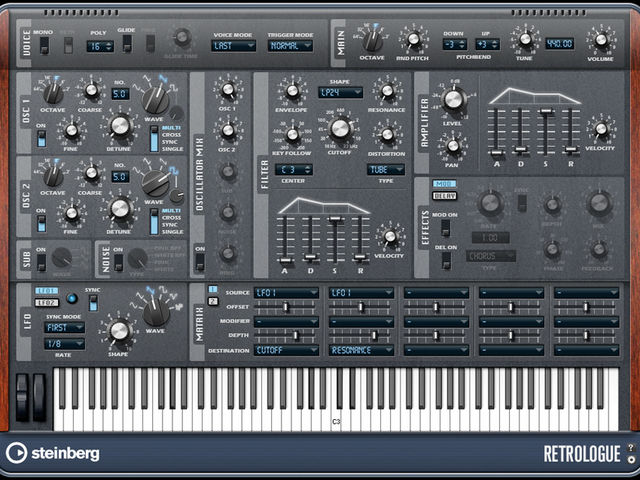 Tweaking the synth