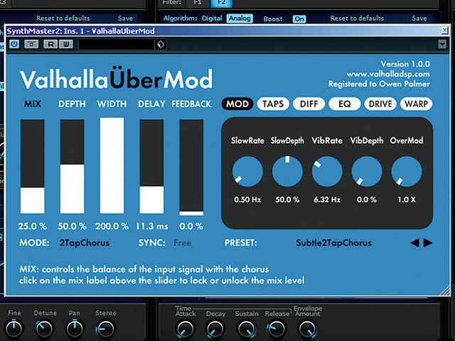 More modulation and adding chorus