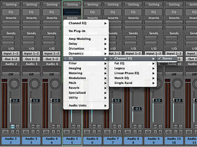 How to use insert and auxiliary effects