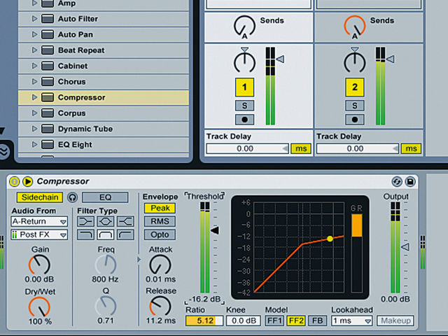 Setting up the compressor