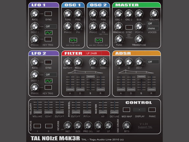 Togu Audio Line TAL-NoiseMaker