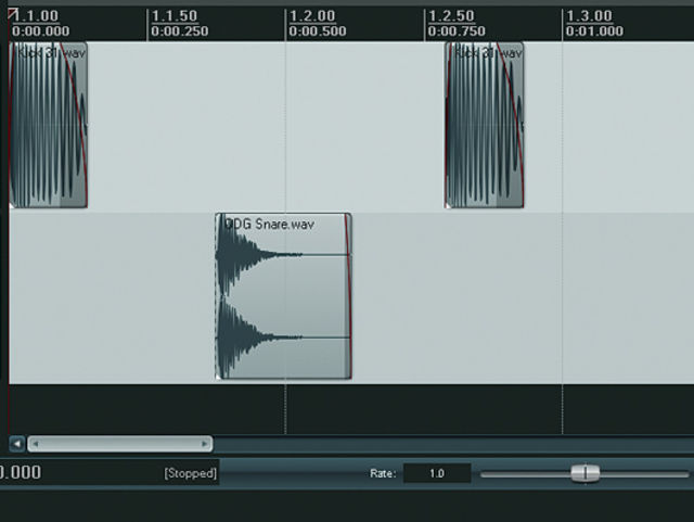 Kick and snare