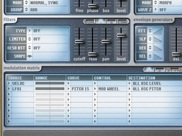 LFO modulation
