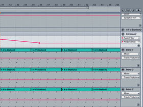 How to make a filtered dance music transition