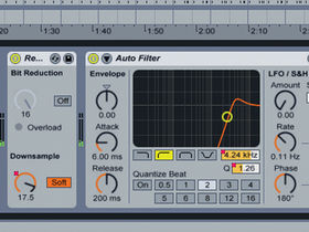How to make a filtered dance music transition