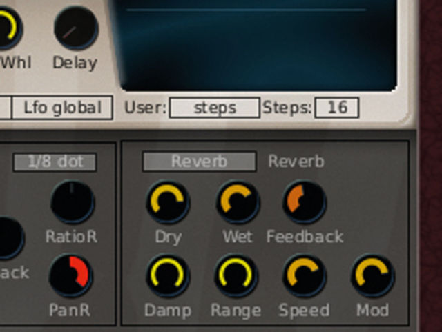 Adding reverb