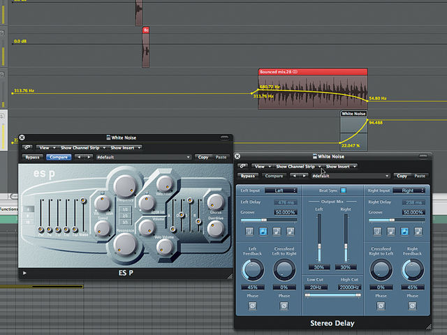 Finishing touch 5: the white noise sweep