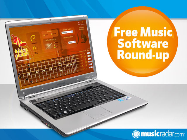 An FL Studio synth, virtual acoustic guitar and Mellotron plug-ins