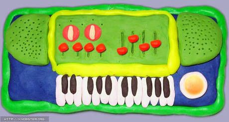 Plastic piano