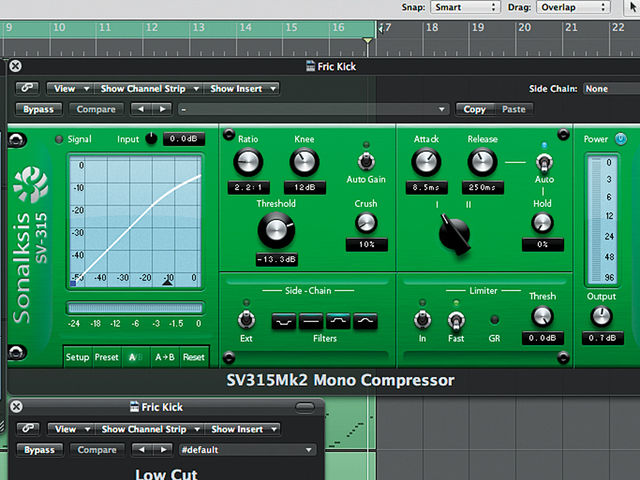 Reverb/dynamics