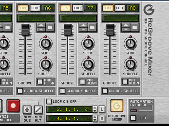 Propellerhead's Reason comes with its own ReGroove mixer.