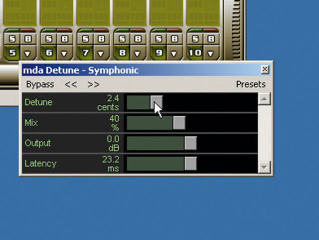 Thickening the sound