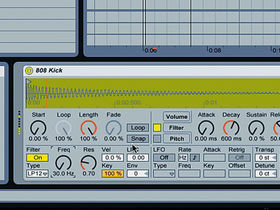 How to make a Juke-style pitched 808 kick pattern