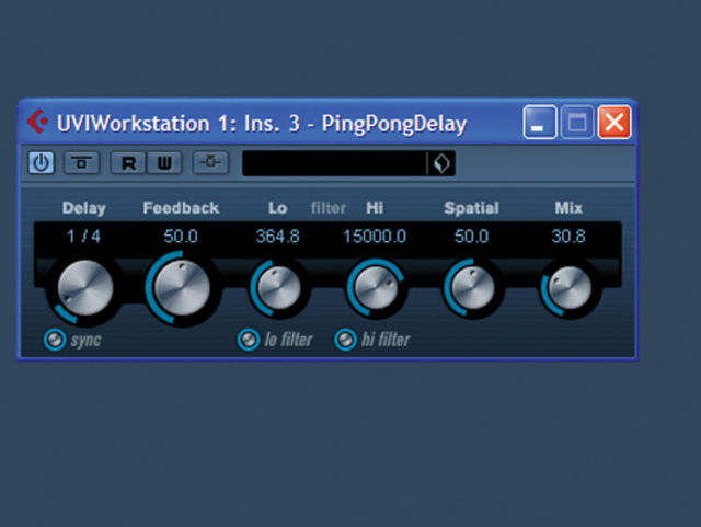 Ping-pong delay