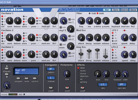 Massive synth bass sound