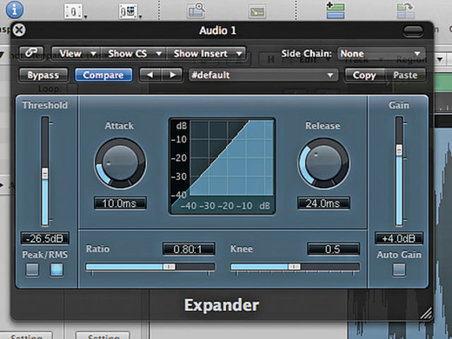 Expand the dynamic range