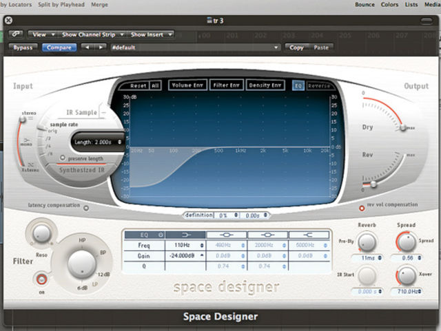 Try mastering reverb