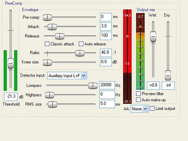 Sidechain compression