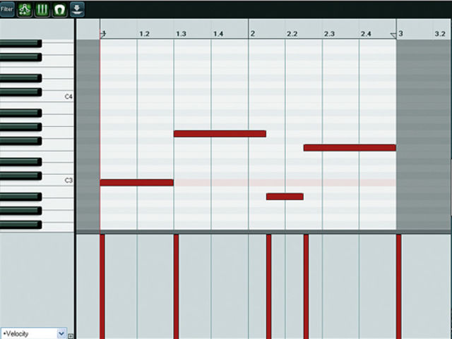 First oscillator and riff