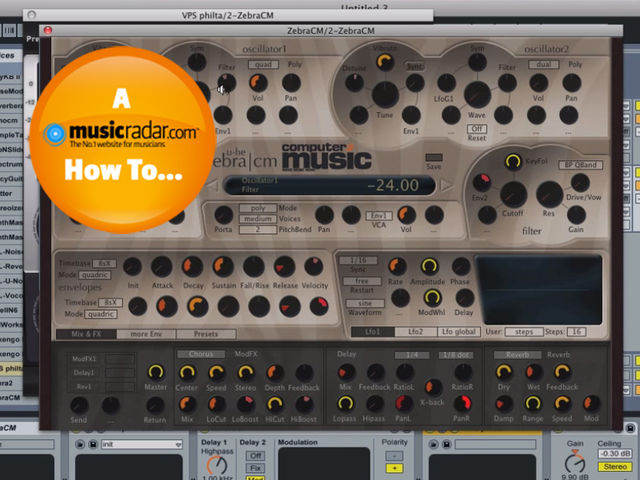 ZebraCM is the synth that sits at the heart of our bass sound.