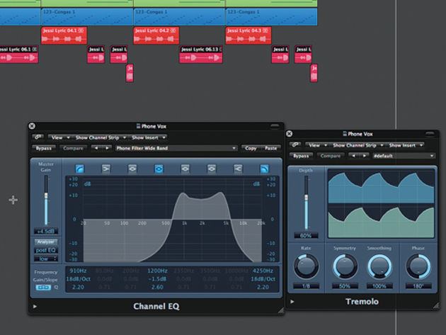 EQ and tremolo tweaks