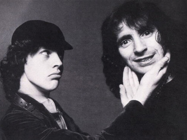 Actors? Nope, it's Angus Young and Bon Scott