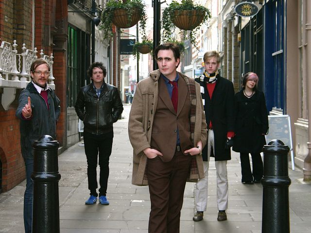 Art Brut's Jasper Future (second from right): possibly not in Salem, Oregon