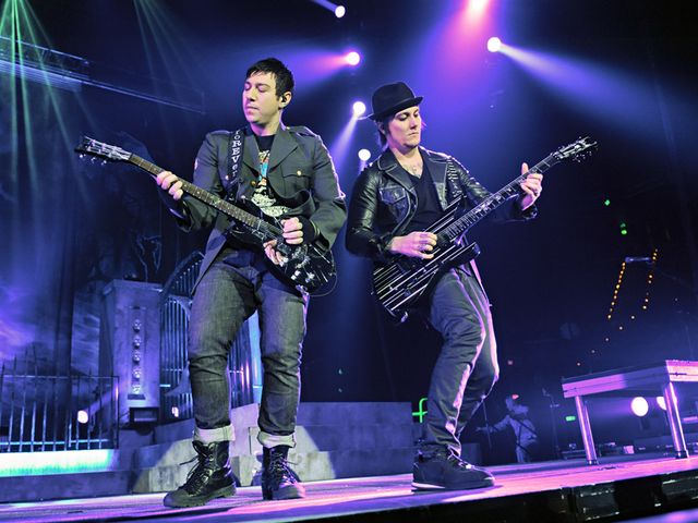 Zacky Vengeance (left) and Synyster Gates (right). The two guitarists weren't ready to commit to Portnoy
