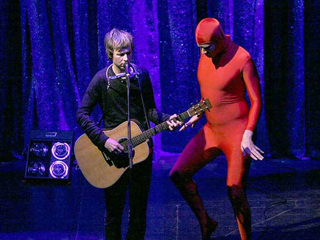 Ferrell provides the perfect visual for Beck's Lonesome Tears