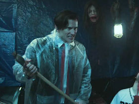 Butch Walker as Christian Bale in American Psycho