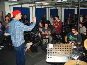 Chad Smith's surprise drum lesson