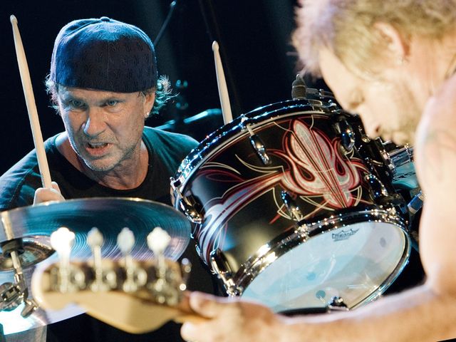 Chad Smith rocks with Michael Anothony in Chickenfoot...just one of his many bands