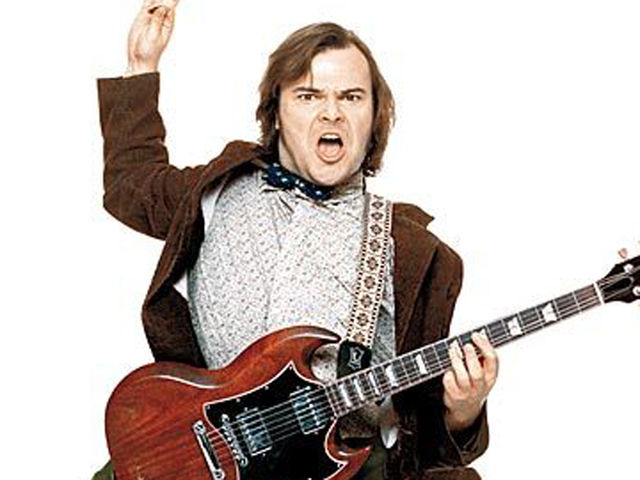 Is Black trading his SG for a banjo?