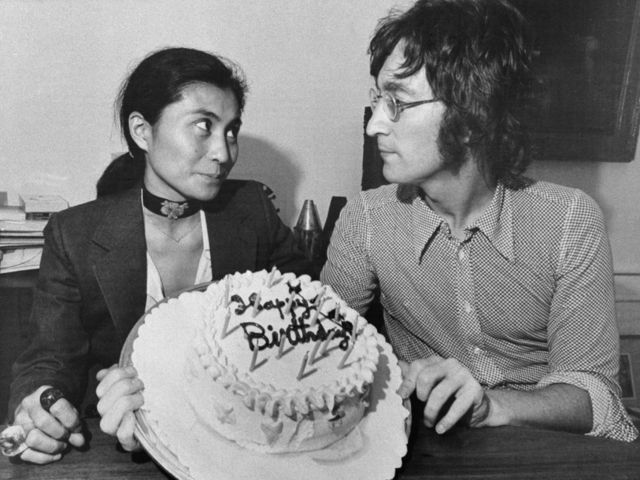 Lennon, pictured here in 1971, advised folkie Tilston not to worry about riches