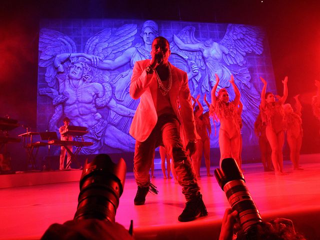 West: no stranger to flashbulbs and notoriety
