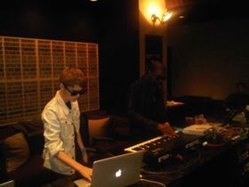 In the studio with Kanye West… and Justin Bieber