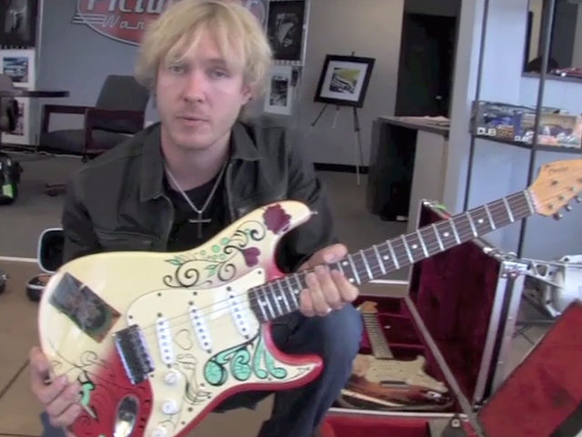 Kenny Wayne and his Jimi tribute Strat