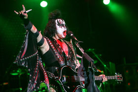 KISS' Gene Simmons tongues David Letterman on air