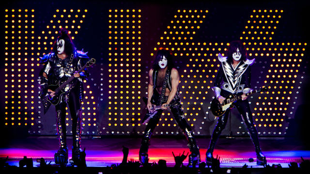 KISS performing live at the Dutch Forum, Milan, May 2010