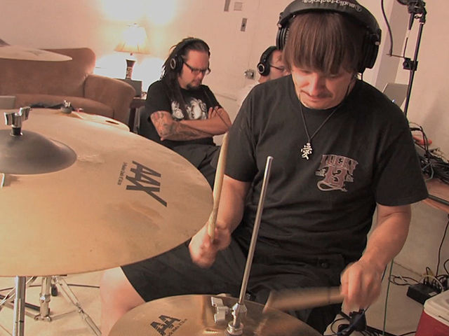 Ray Luzier: cymbal minded during the sessions for The Path Of Totality