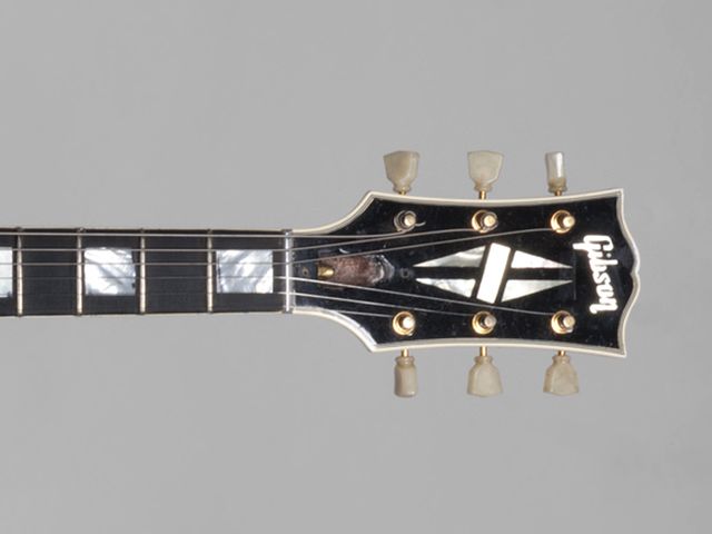 1968 Prototype Gibson Les Paul Custom Recording Model (headstock detail)
