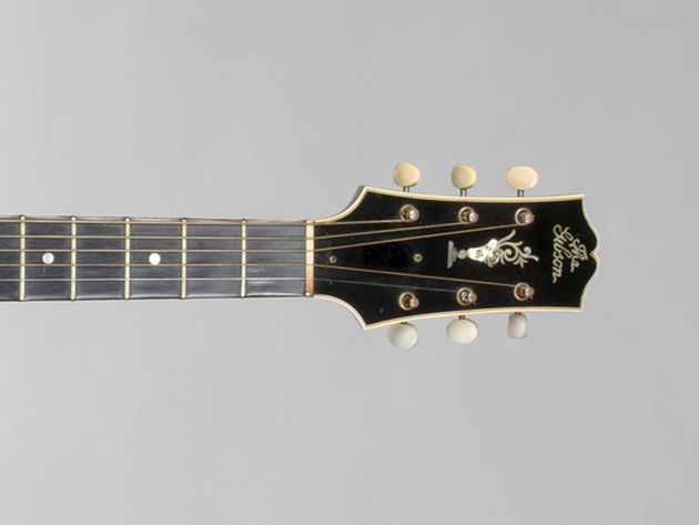 1927 Gibson L-5 Sunburst Cremona serial number 87230 (headstock detail)