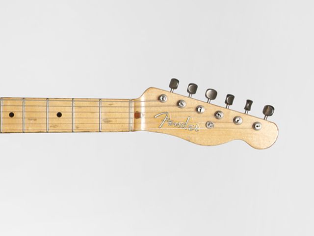 1951 Fender Nocaster serial number 1751 (headstock detail)