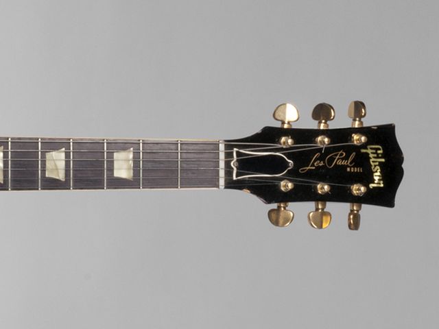 1952 Gibson Les Paul Goldtop (headstock detail)