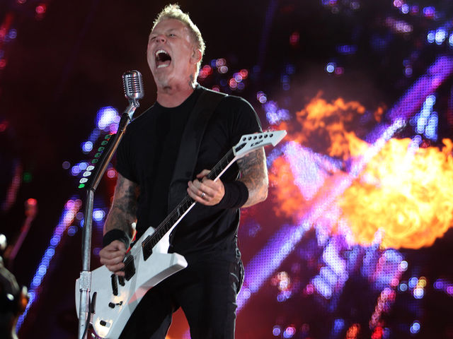 Is James Hetfield 'fired up' about Lulu? Yep!